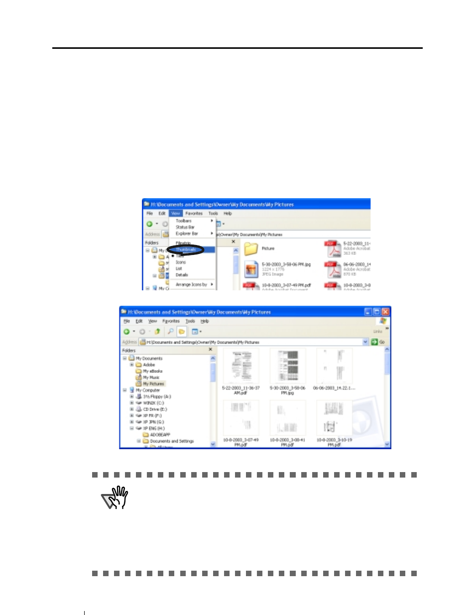 78 ■ displaying thumbnails of pdf files | FUJITSU fi-5110EOX User Manual | Page 94 / 135