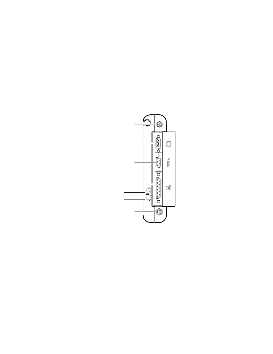 Connectors and peripheral interfaces, Peripheral connectors, Connectors and peripheral interfaces 1 | FUJITSU 1200 User Manual | Page 12 / 38