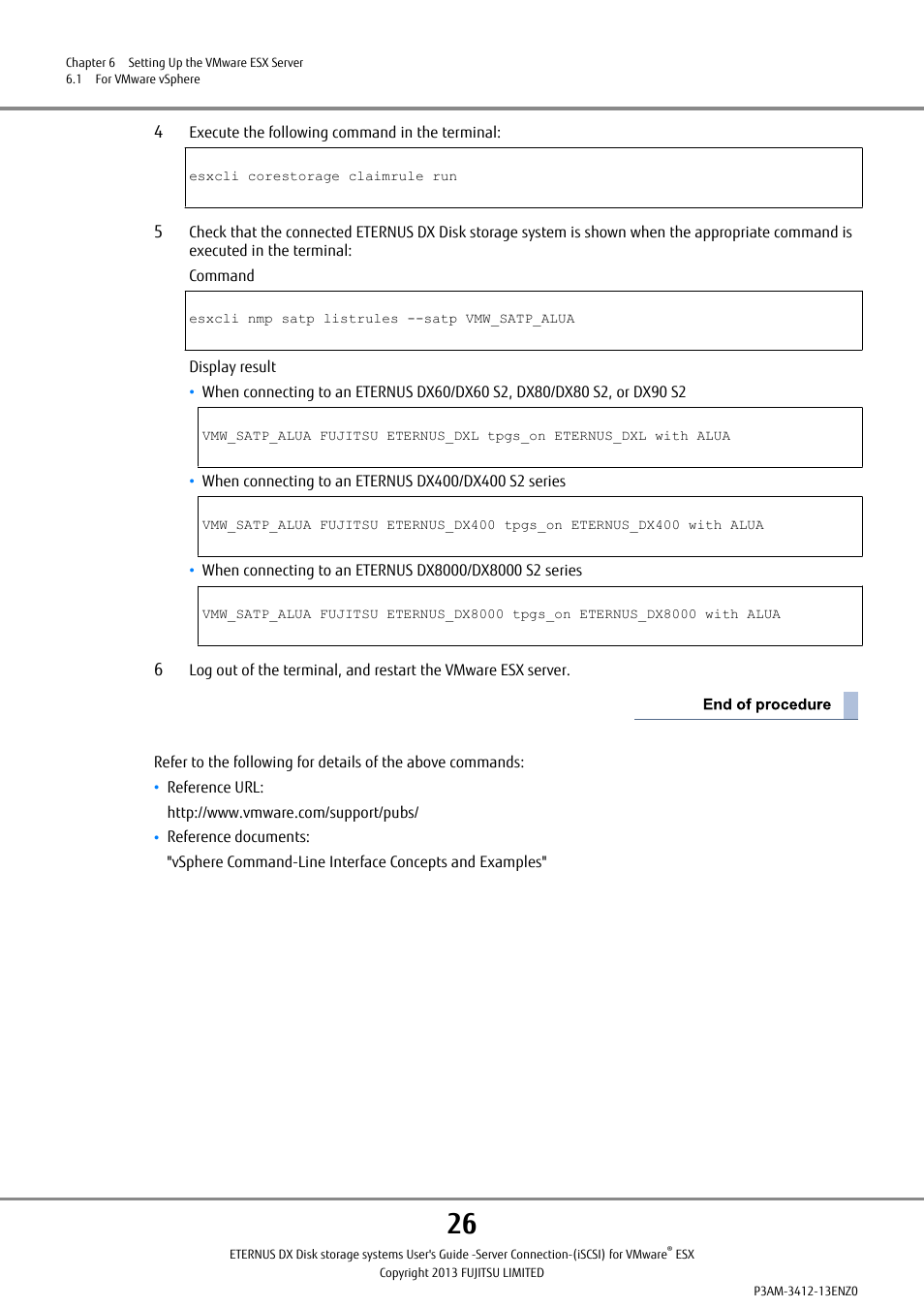 FUJITSU Eturneus Disk Storage System (ISCSI) for VMware ESX User Manual | Page 26 / 42