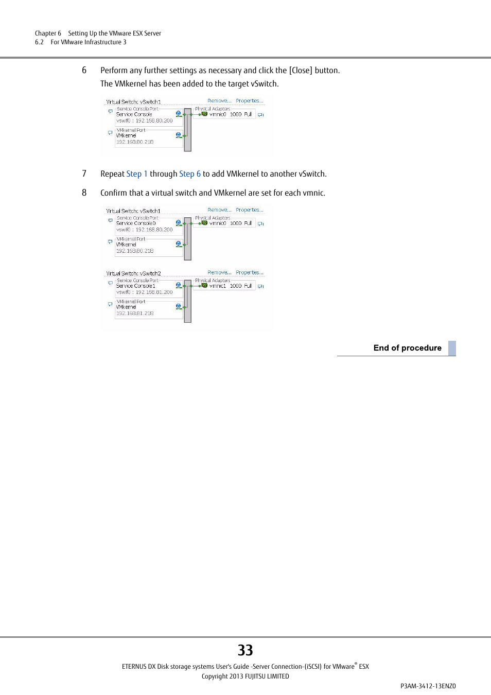 FUJITSU Eturneus Disk Storage System (ISCSI) for VMware ESX User Manual | Page 33 / 42