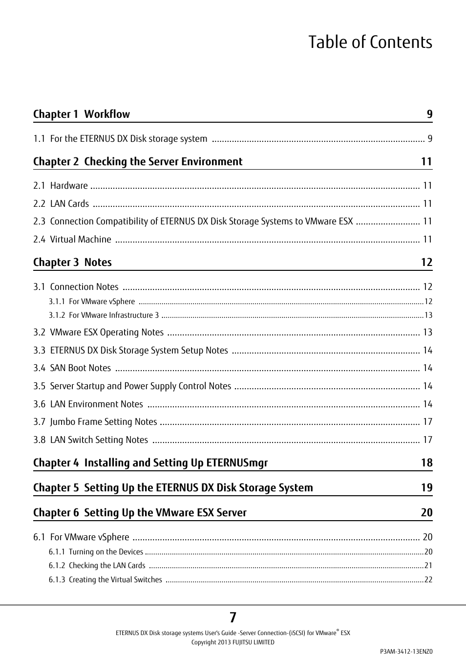 FUJITSU Eturneus Disk Storage System (ISCSI) for VMware ESX User Manual | Page 7 / 42