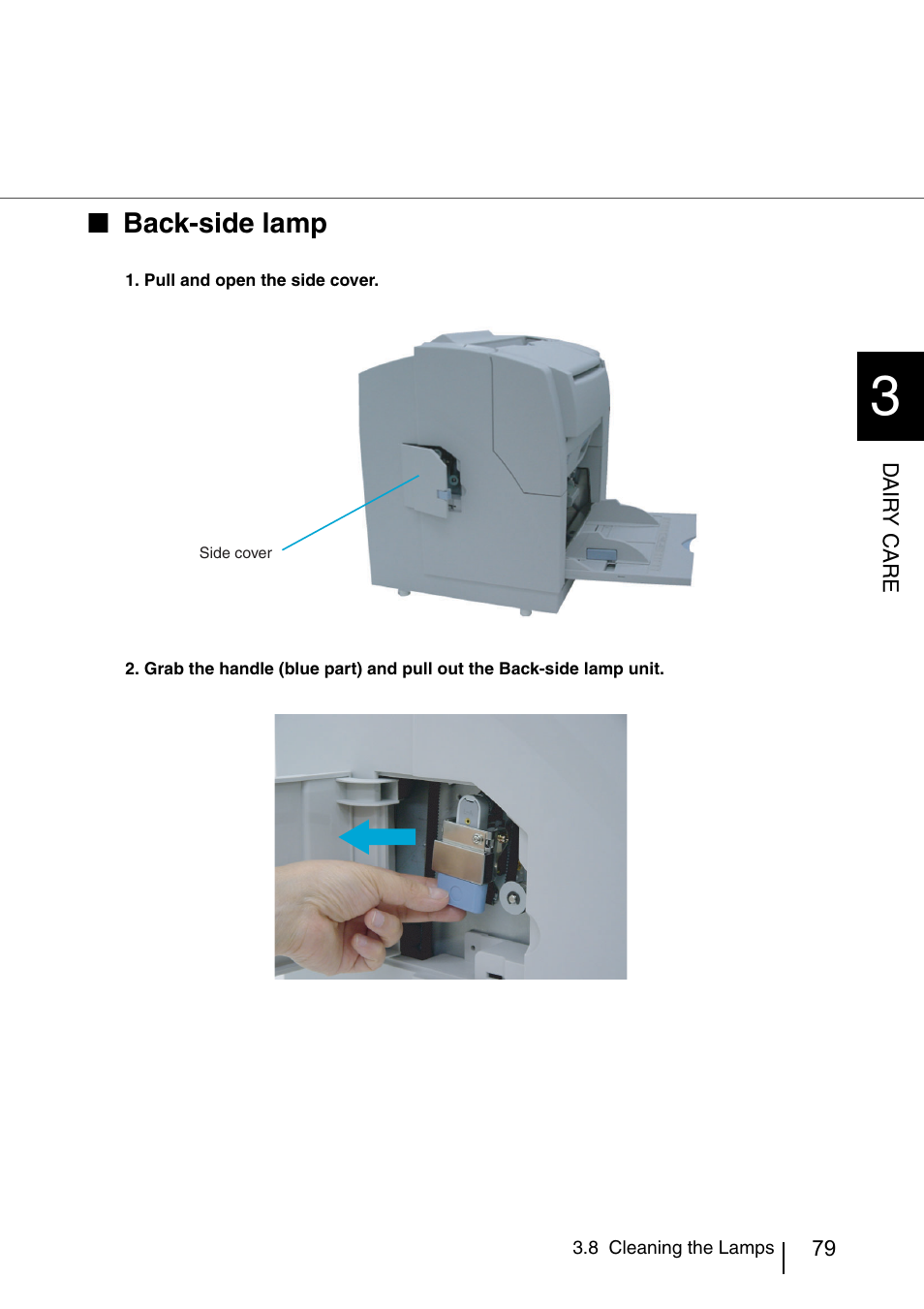 Back-side lamp | FUJITSU IMAGE SCANNER FI-486PRRE User Manual | Page 104 / 286