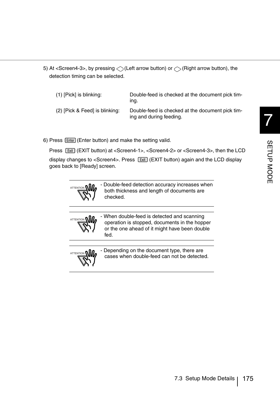 Setup mode | FUJITSU IMAGE SCANNER FI-486PRRE User Manual | Page 198 / 286