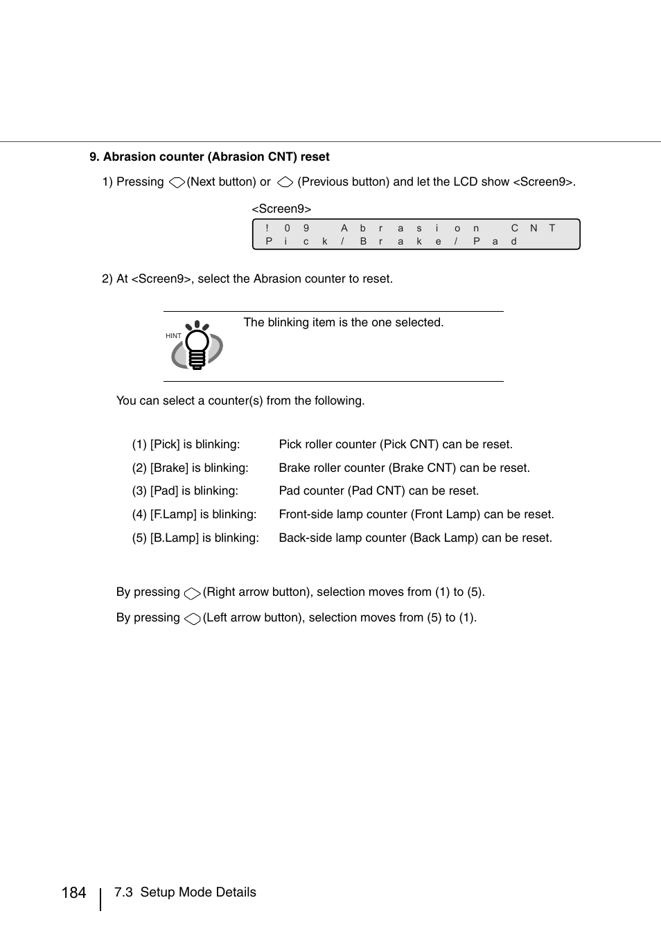 3 setup mode details | FUJITSU IMAGE SCANNER FI-486PRRE User Manual | Page 207 / 286