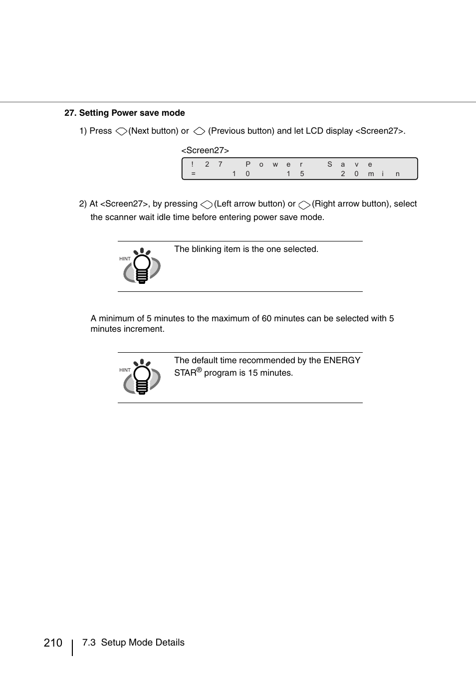 3 setup mode details | FUJITSU IMAGE SCANNER FI-486PRRE User Manual | Page 233 / 286