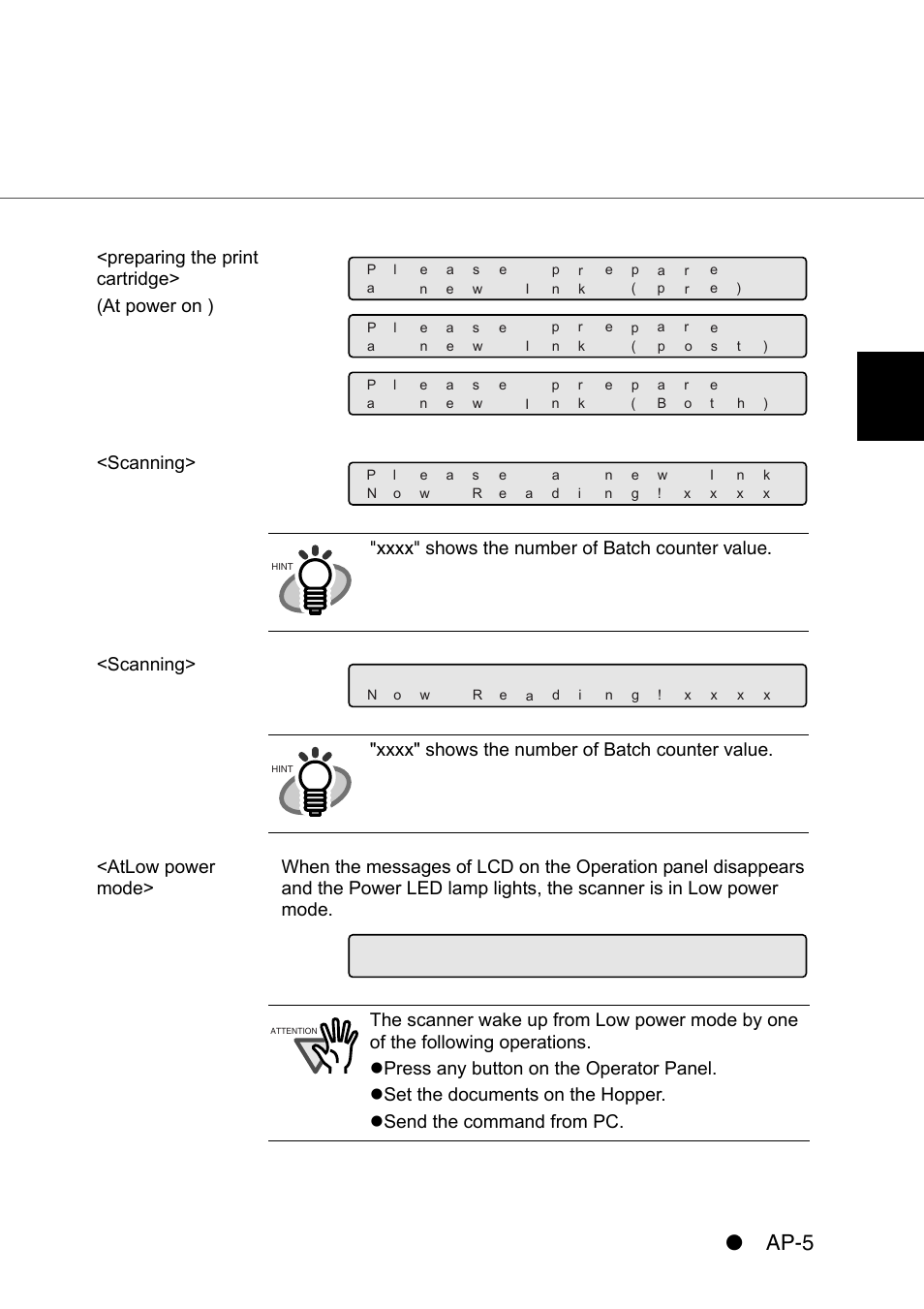 Ap-5 | FUJITSU IMAGE SCANNER FI-486PRRE User Manual | Page 268 / 286