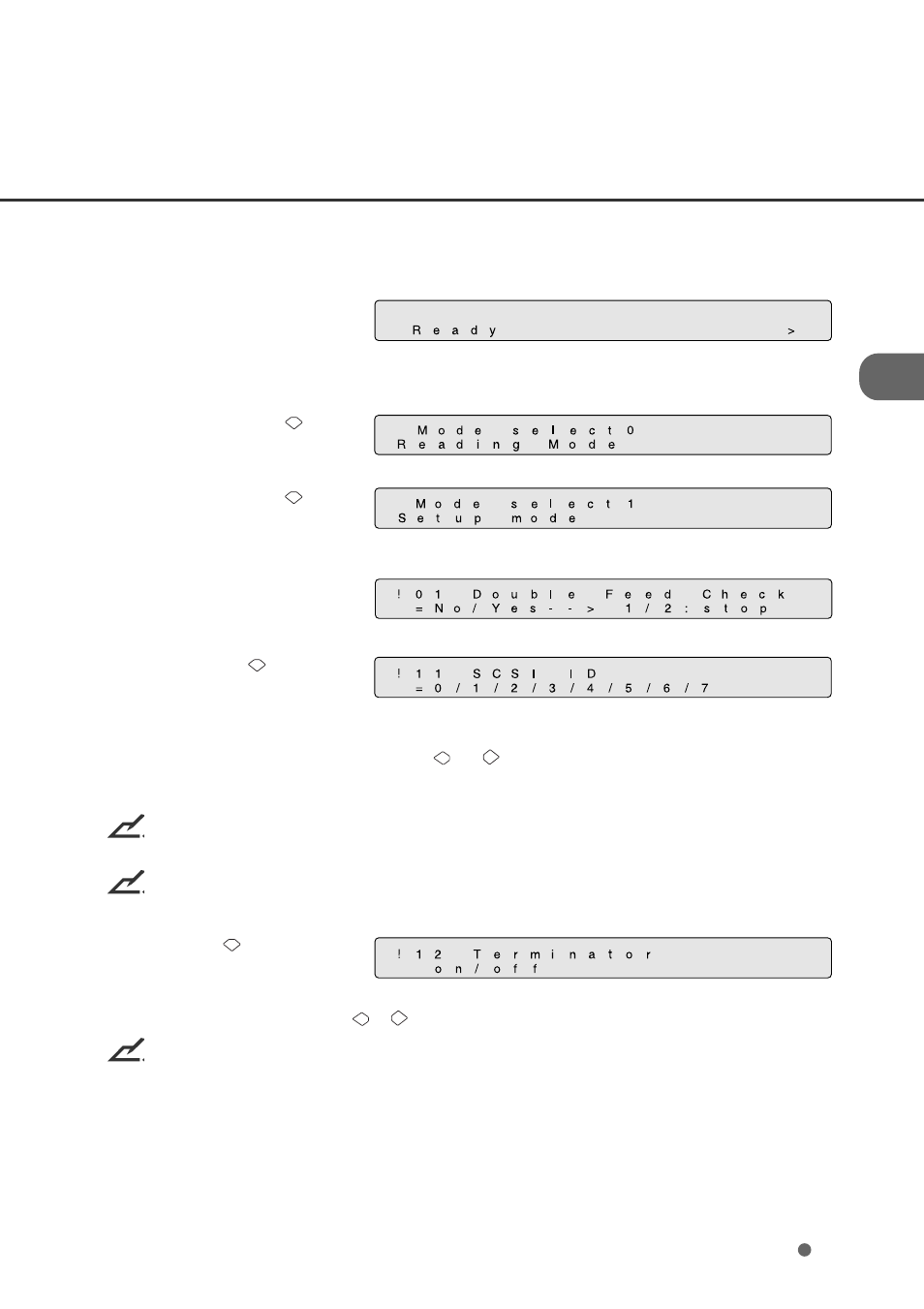 Setting the scsi id and the scsi terminator, Setting the scsi id and the scsi terminator -7 | FUJITSU fi-4750C User Manual | Page 32 / 94