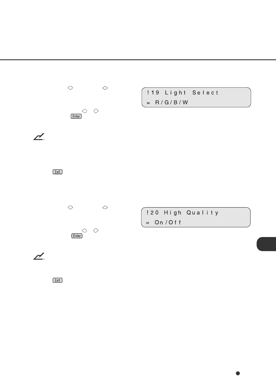 Select light source in unicolor reading, High quality mode setting | FUJITSU fi-4750C User Manual | Page 84 / 94