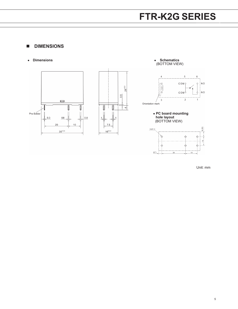 Ftr-f4 series, Ftr-k2g series, Ftr-k1 series | FUJITSU FTR-K2G User Manual | Page 5 / 7
