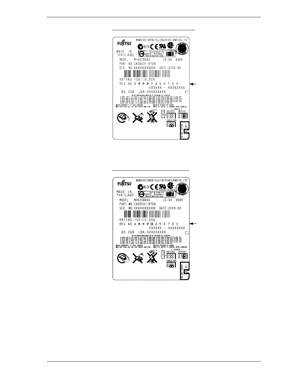 FUJITSU MHV2080AS User Manual | Page 21 / 40