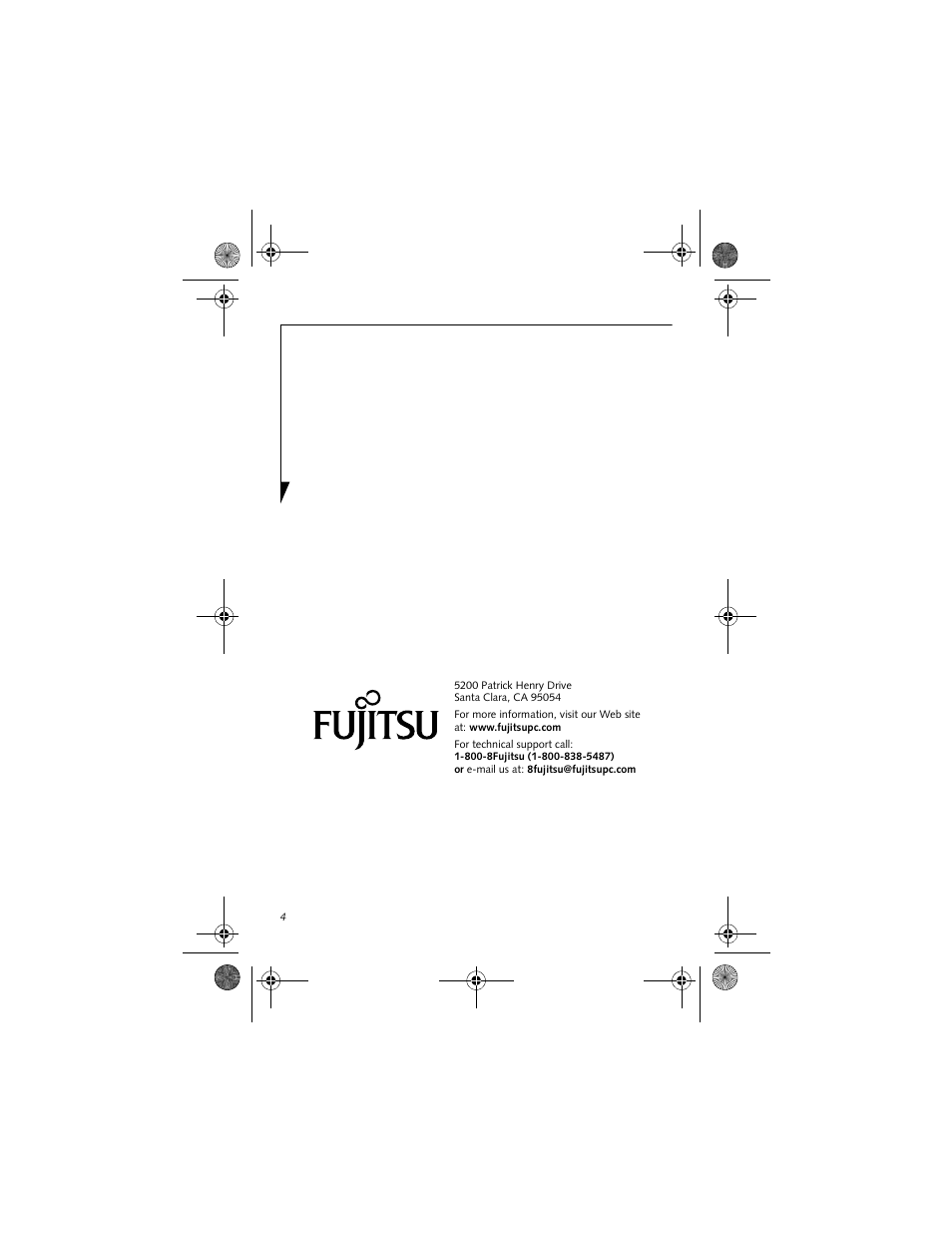 FUJITSU FMW43VA1 User Manual | Page 4 / 4