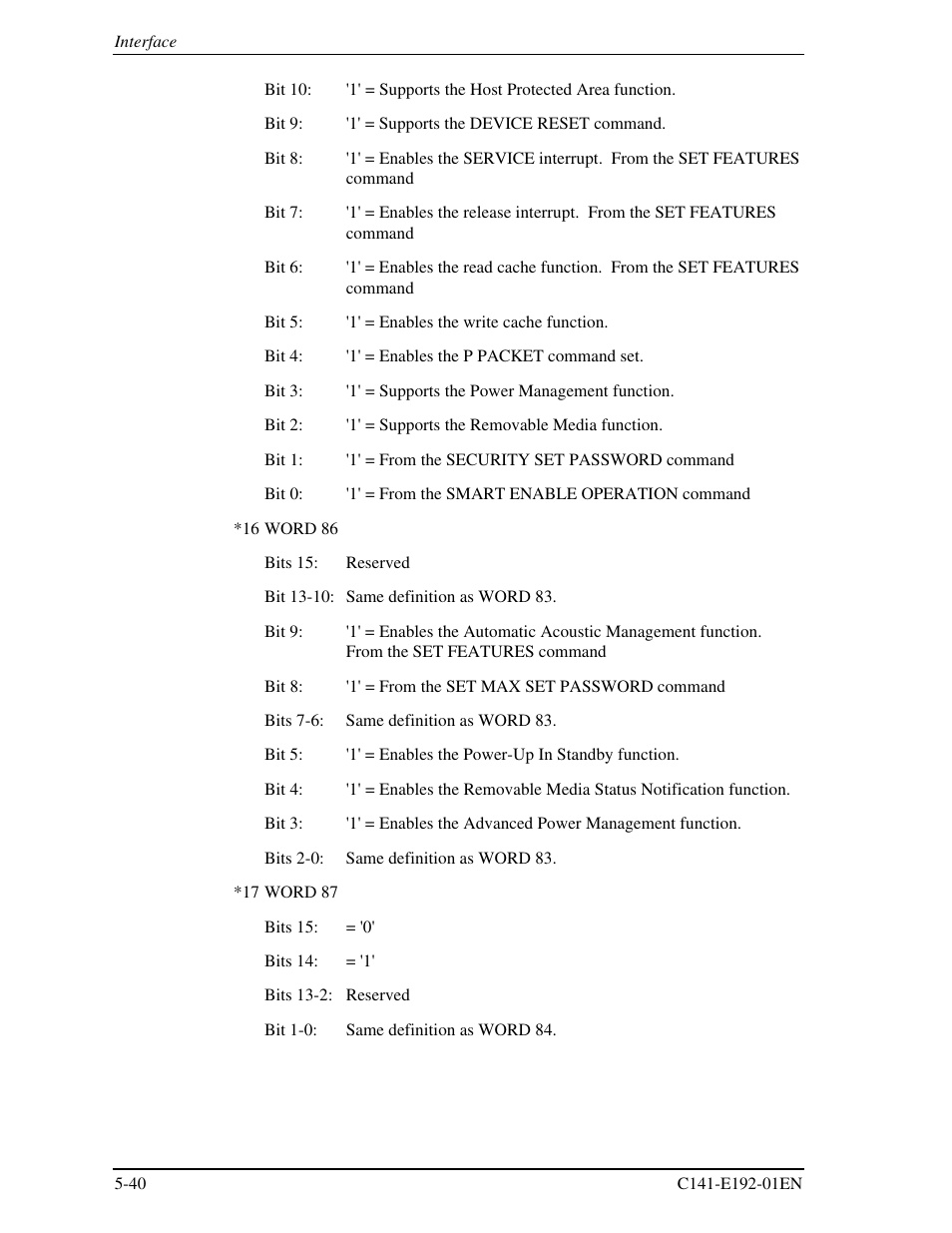 FUJITSU MHT2060AT User Manual | Page 114 / 256