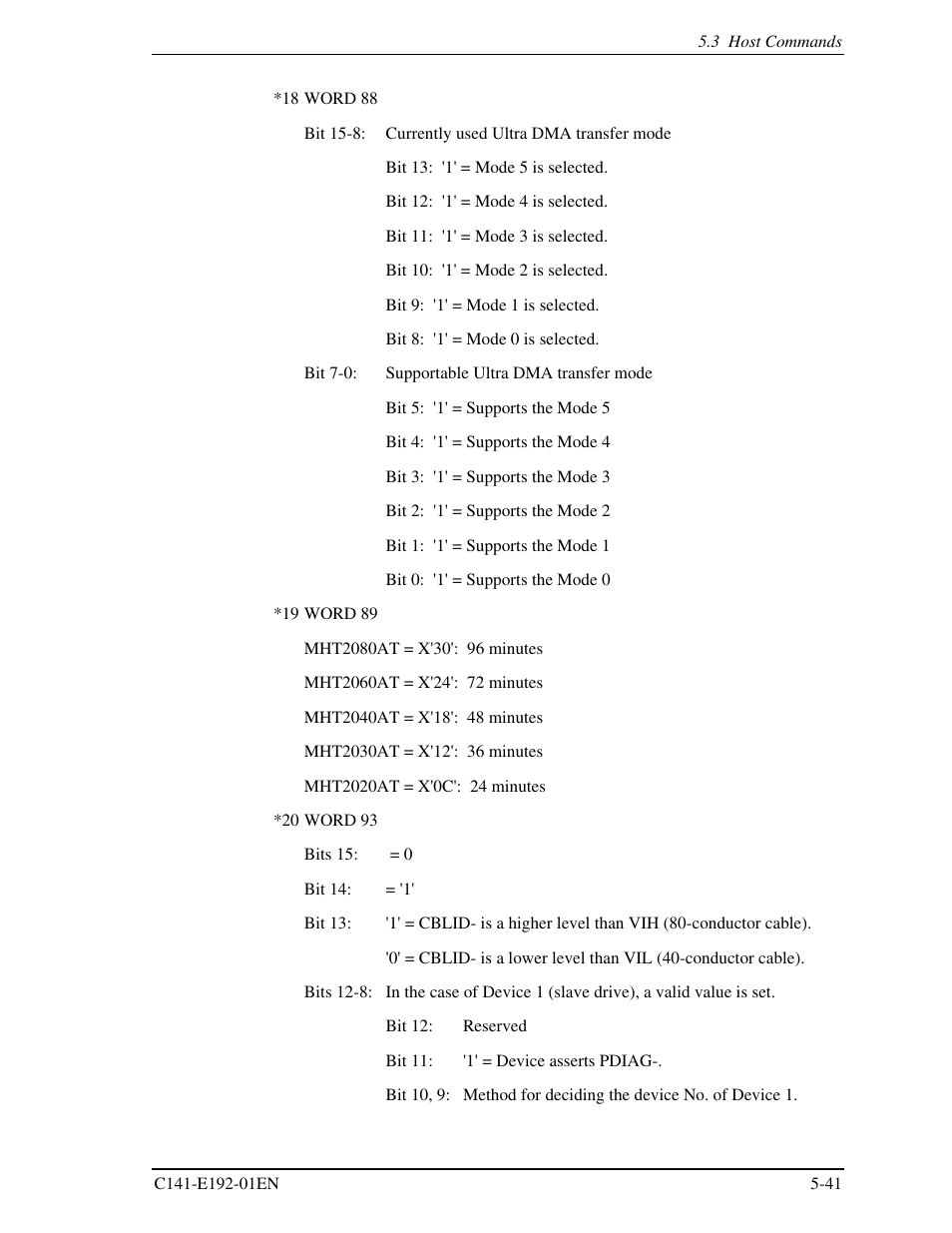 FUJITSU MHT2060AT User Manual | Page 115 / 256