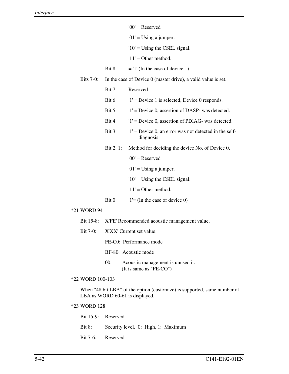 FUJITSU MHT2060AT User Manual | Page 116 / 256