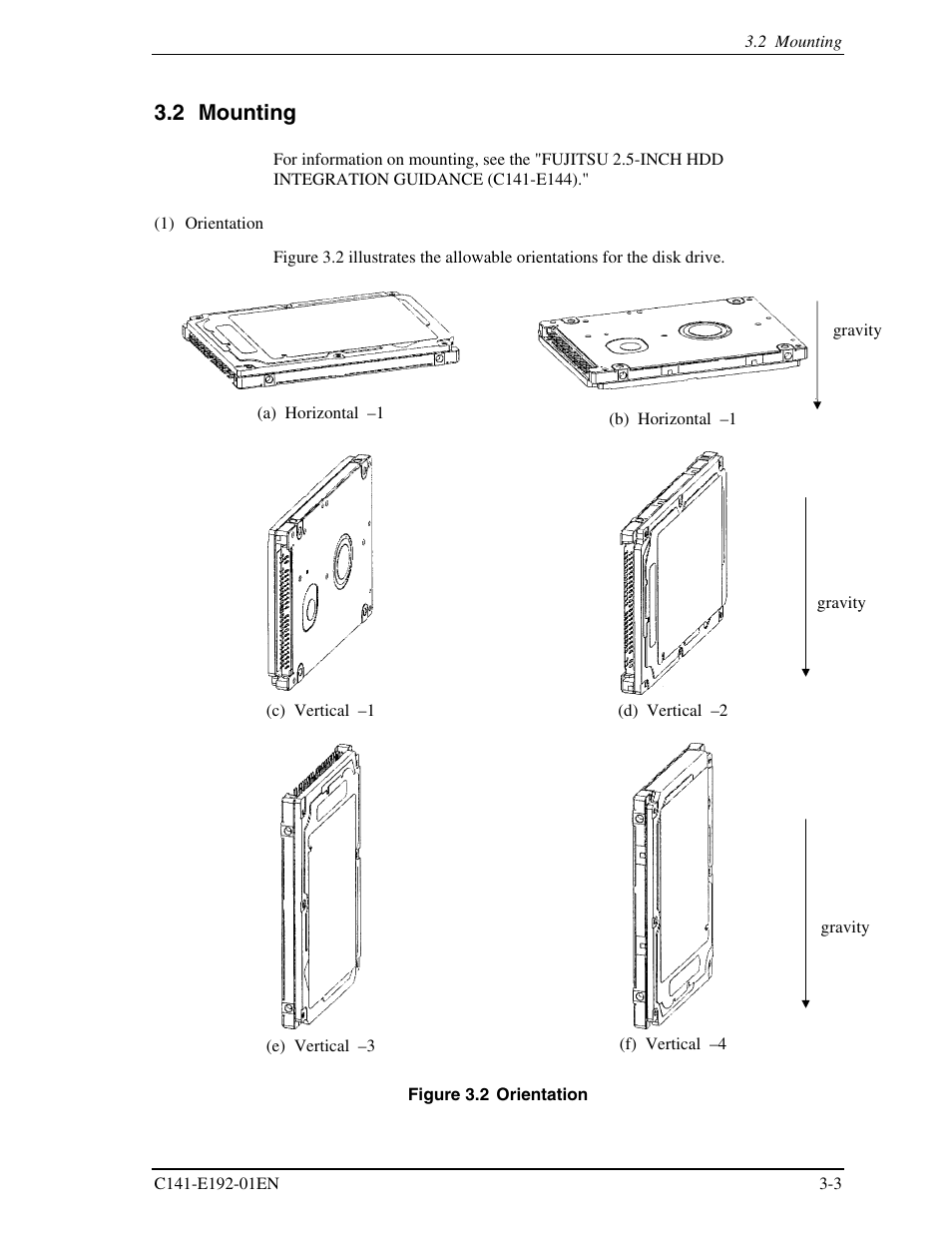 2 mounting | FUJITSU MHT2060AT User Manual | Page 41 / 256