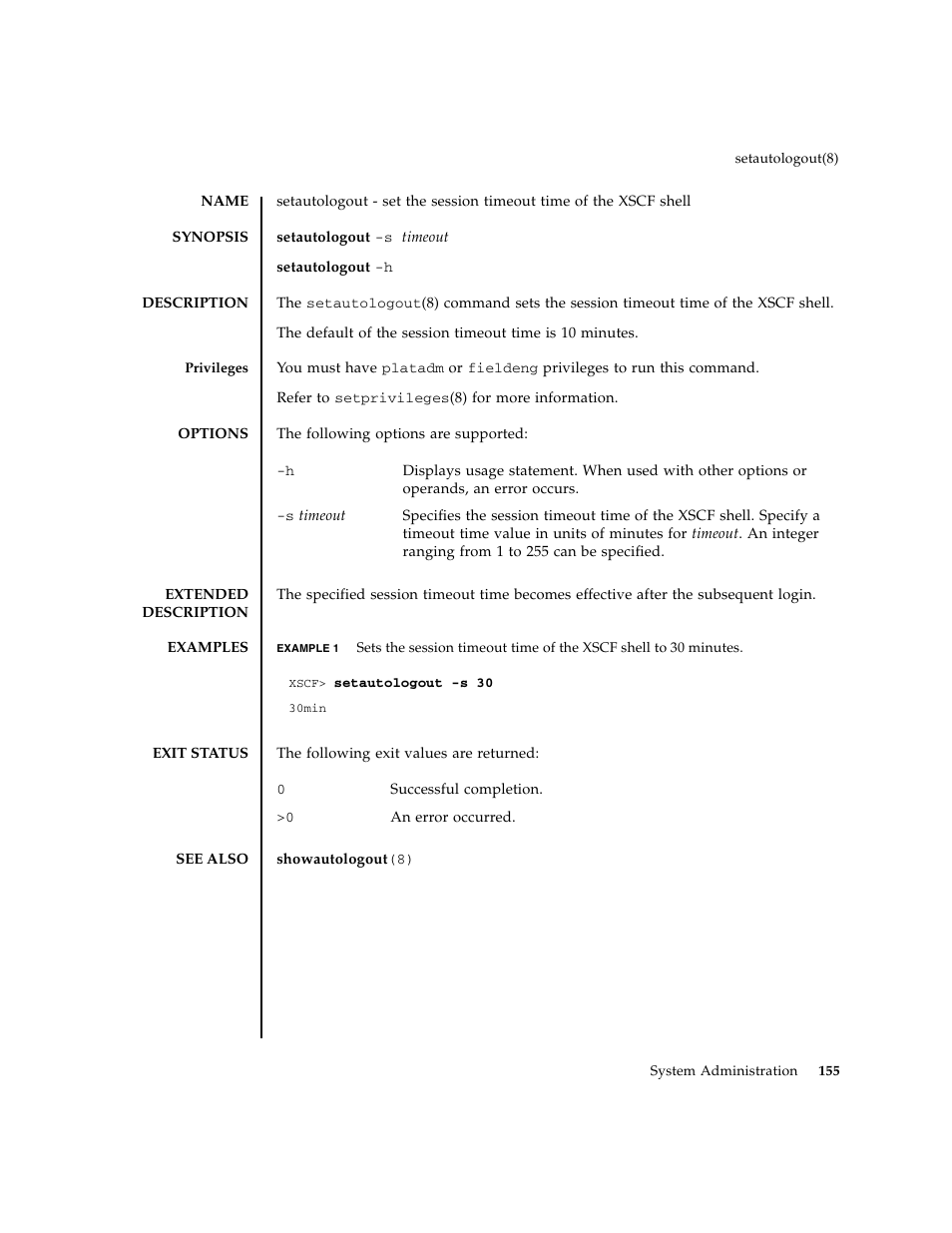 Setautologout | FUJITSU M8000 User Manual | Page 177 / 518