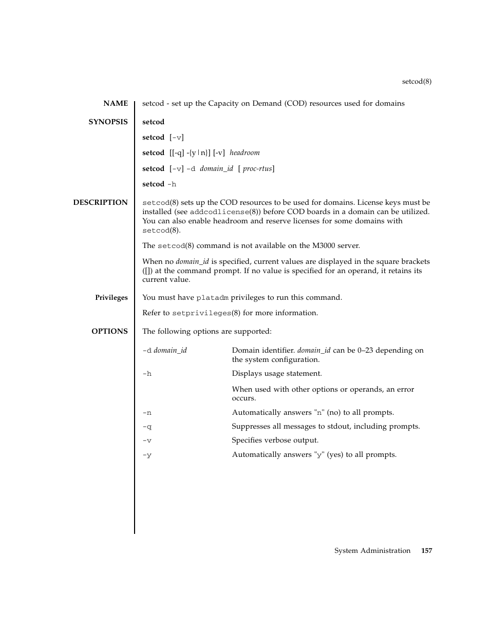 Setcod | FUJITSU M8000 User Manual | Page 179 / 518