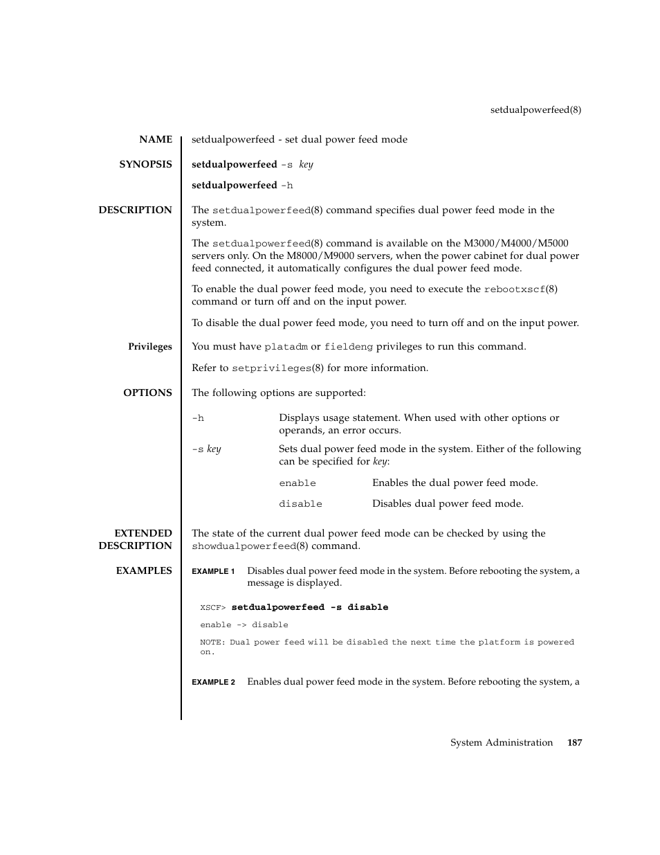 Setdualpowerfeed | FUJITSU M8000 User Manual | Page 209 / 518