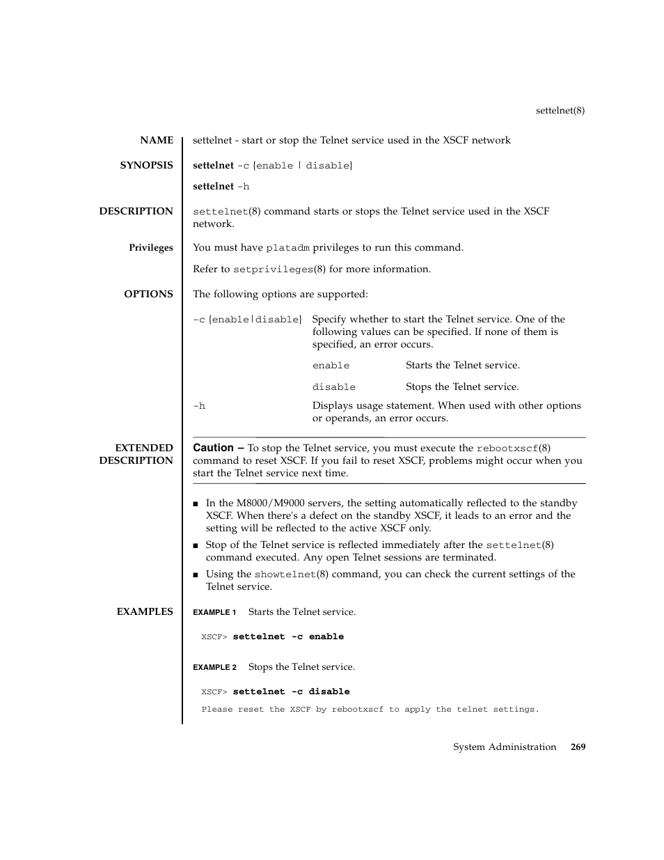 Settelnet | FUJITSU M8000 User Manual | Page 291 / 518