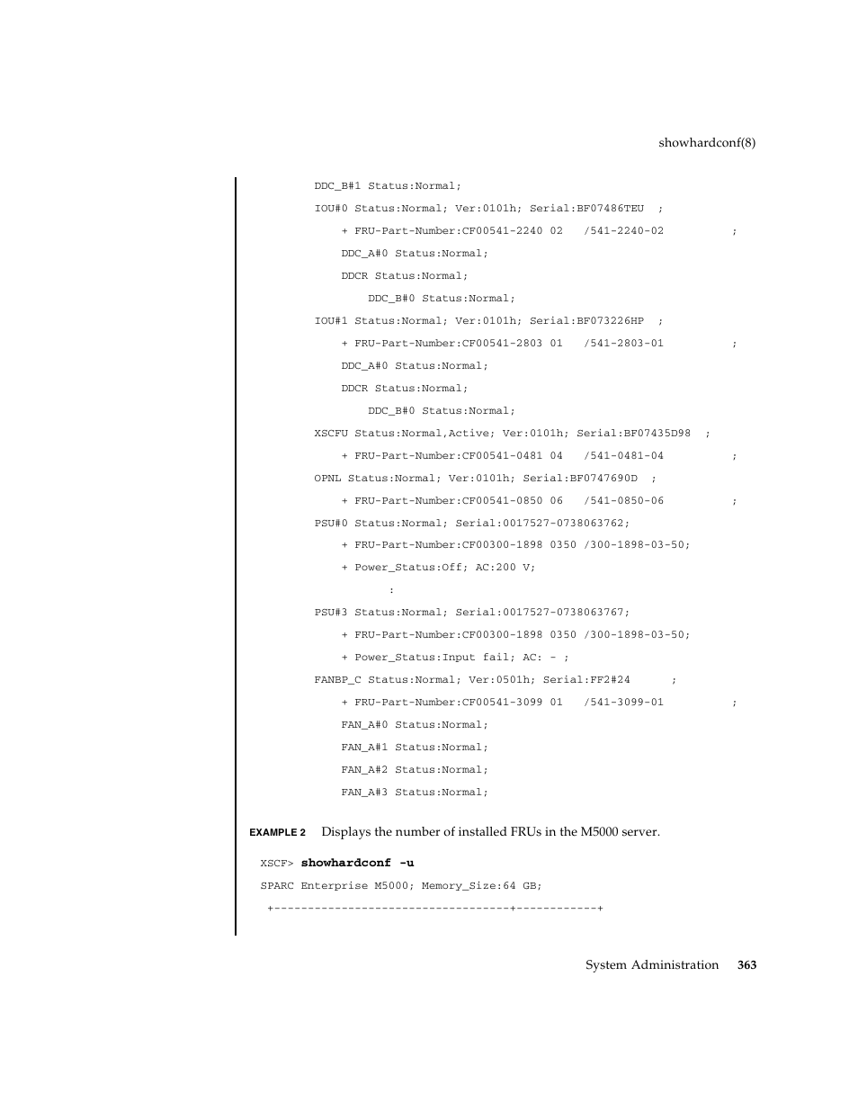 FUJITSU M8000 User Manual | Page 385 / 518