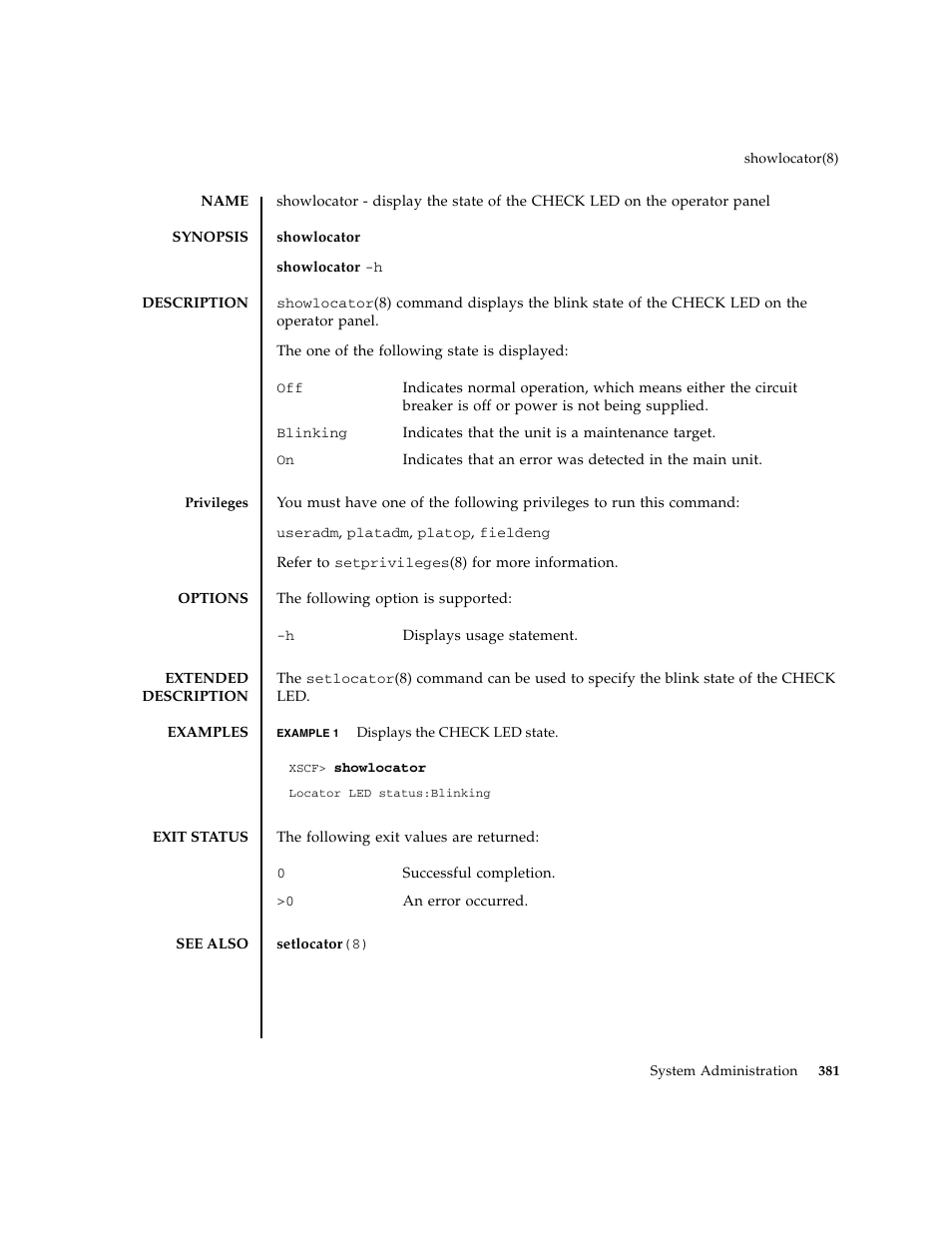Showlocator | FUJITSU M8000 User Manual | Page 403 / 518