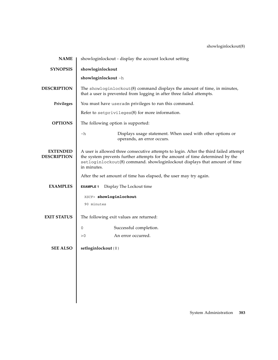 Showloginlockout | FUJITSU M8000 User Manual | Page 405 / 518