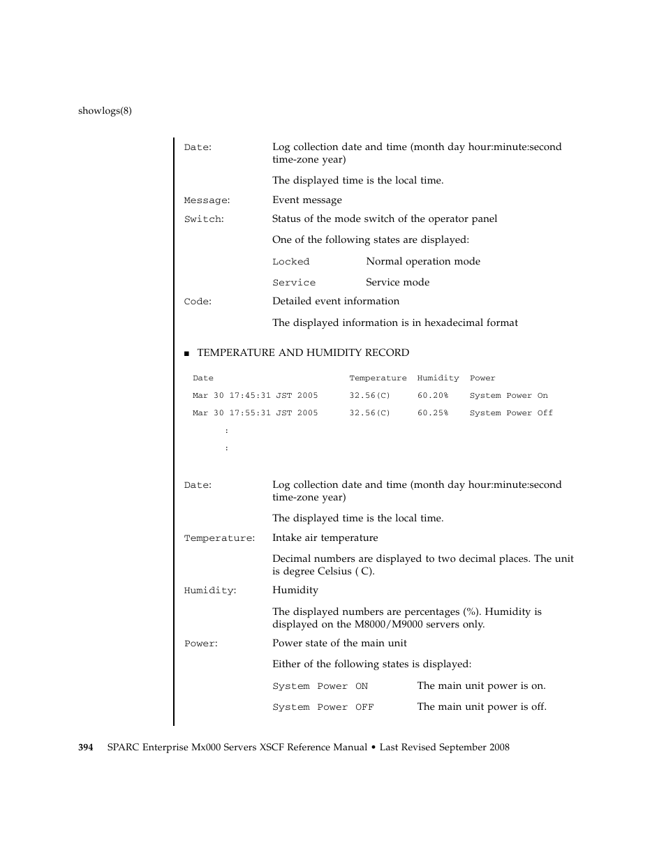 FUJITSU M8000 User Manual | Page 416 / 518