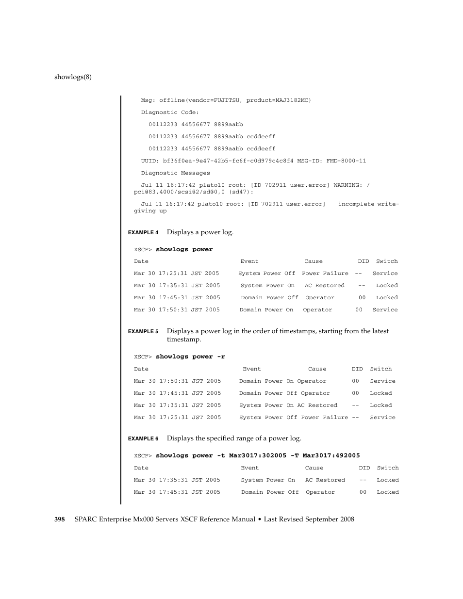 FUJITSU M8000 User Manual | Page 420 / 518