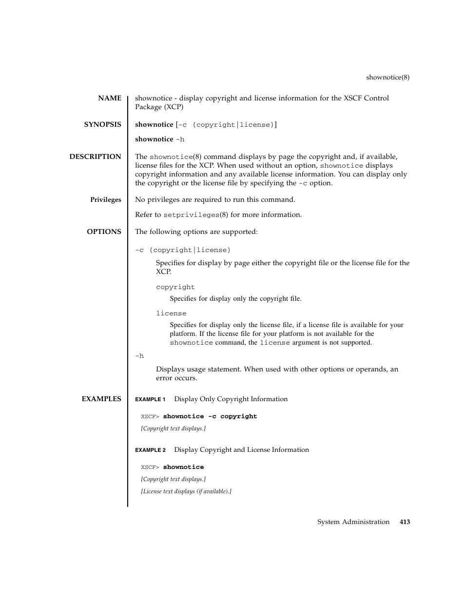 Shownotice | FUJITSU M8000 User Manual | Page 435 / 518