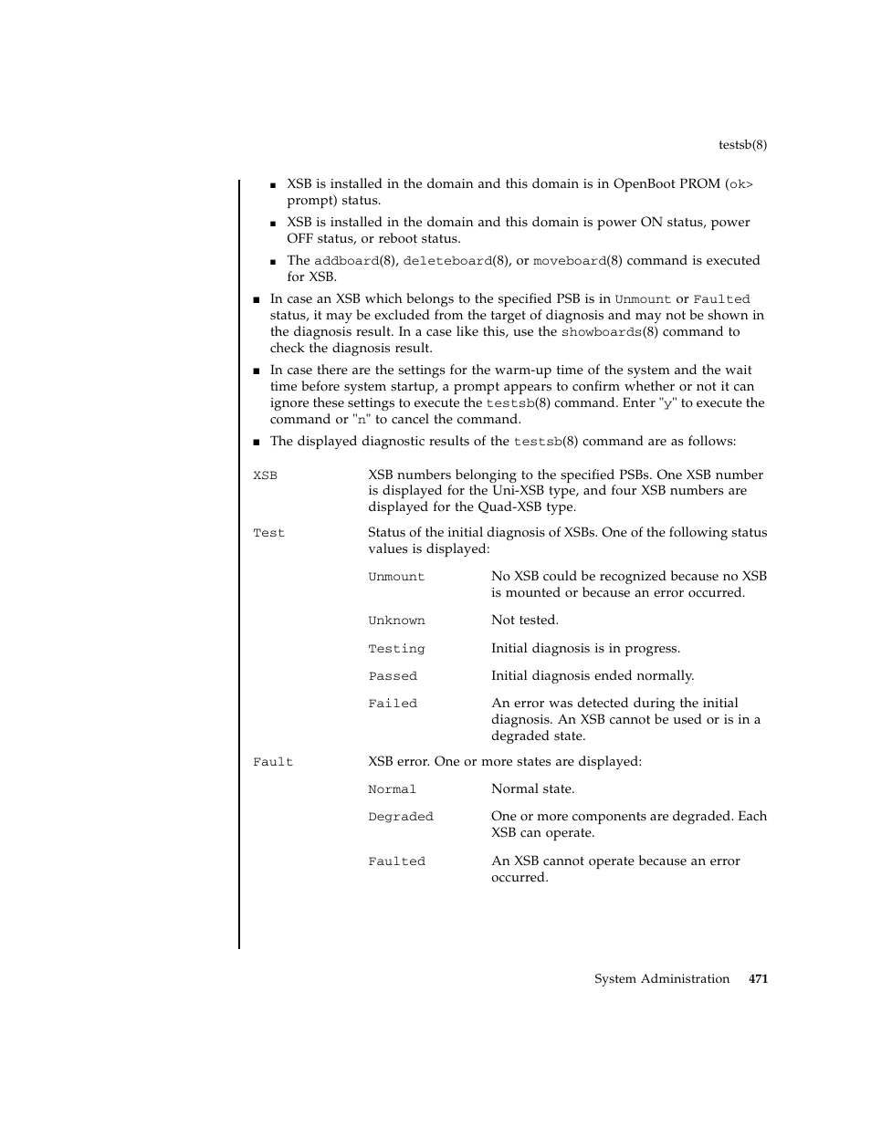 FUJITSU M8000 User Manual | Page 493 / 518