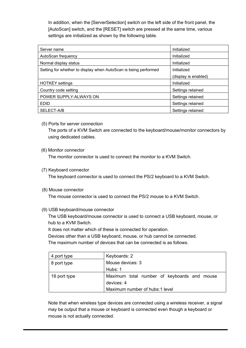 FUJITSU SERVIS KVM USB Emulation FS-1108AU/FS1108MU User Manual | Page 13 / 60