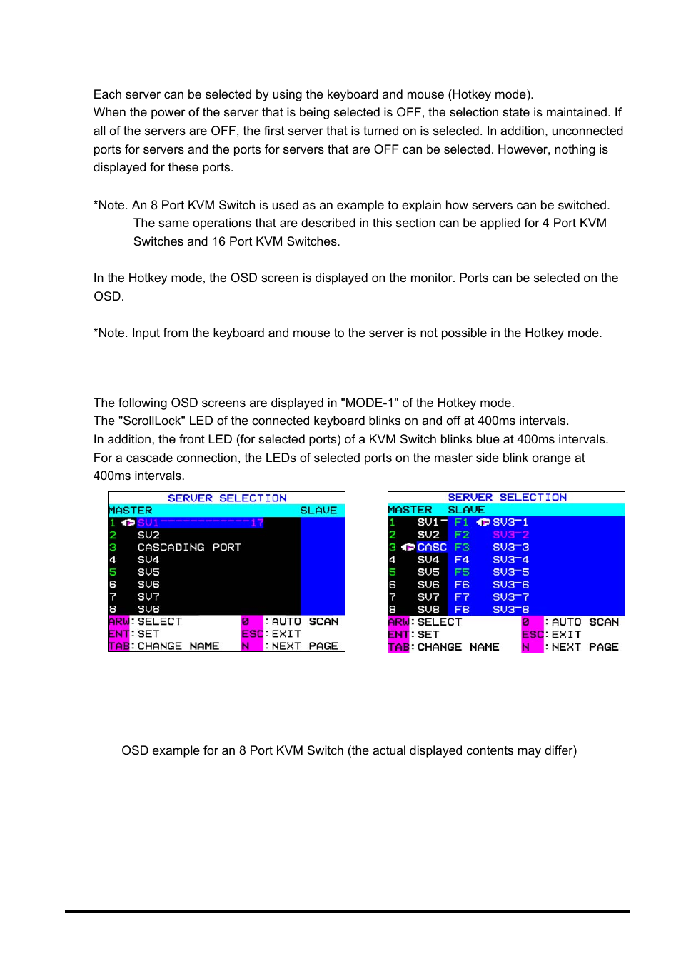 FUJITSU SERVIS KVM USB Emulation FS-1108AU/FS1108MU User Manual | Page 36 / 60