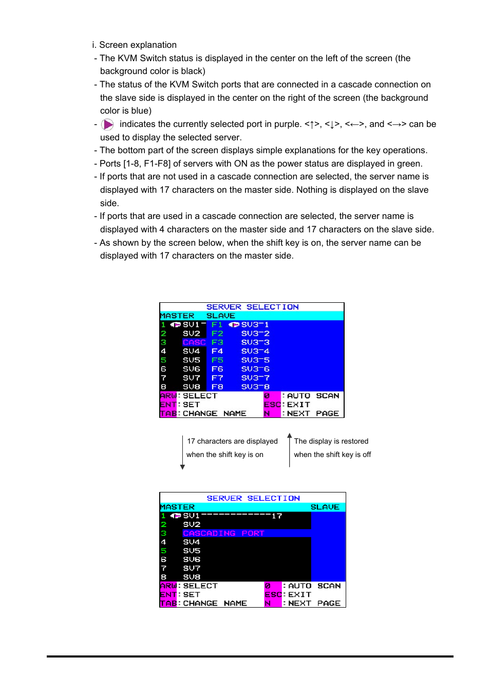FUJITSU SERVIS KVM USB Emulation FS-1108AU/FS1108MU User Manual | Page 37 / 60