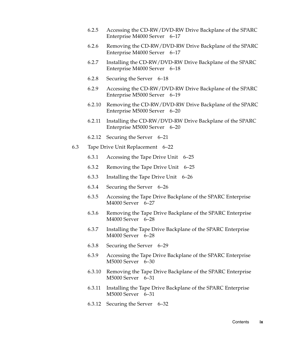 FUJITSU SPARC ENTERPRISE M5000 User Manual | Page 11 / 308