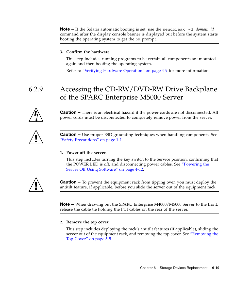 FUJITSU SPARC ENTERPRISE M5000 User Manual | Page 125 / 308