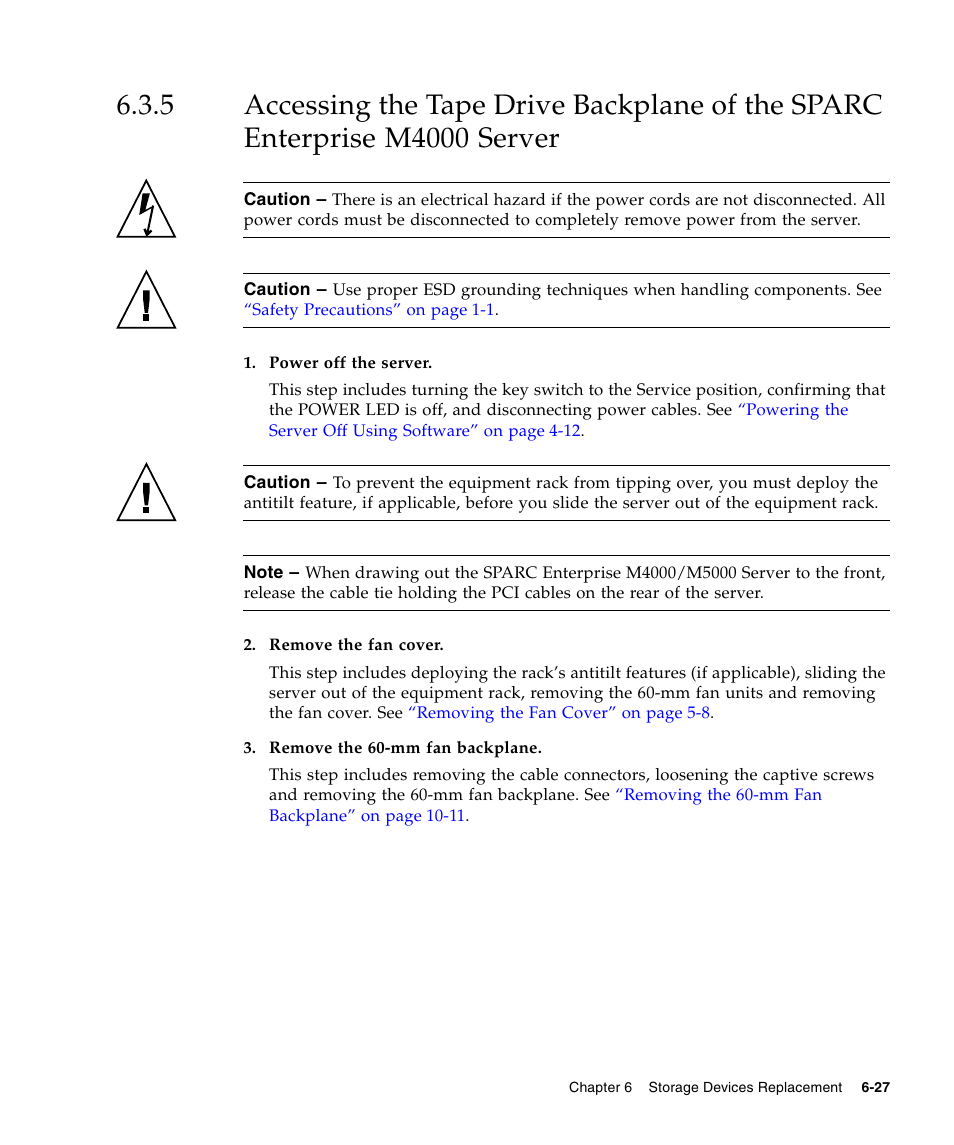 FUJITSU SPARC ENTERPRISE M5000 User Manual | Page 133 / 308