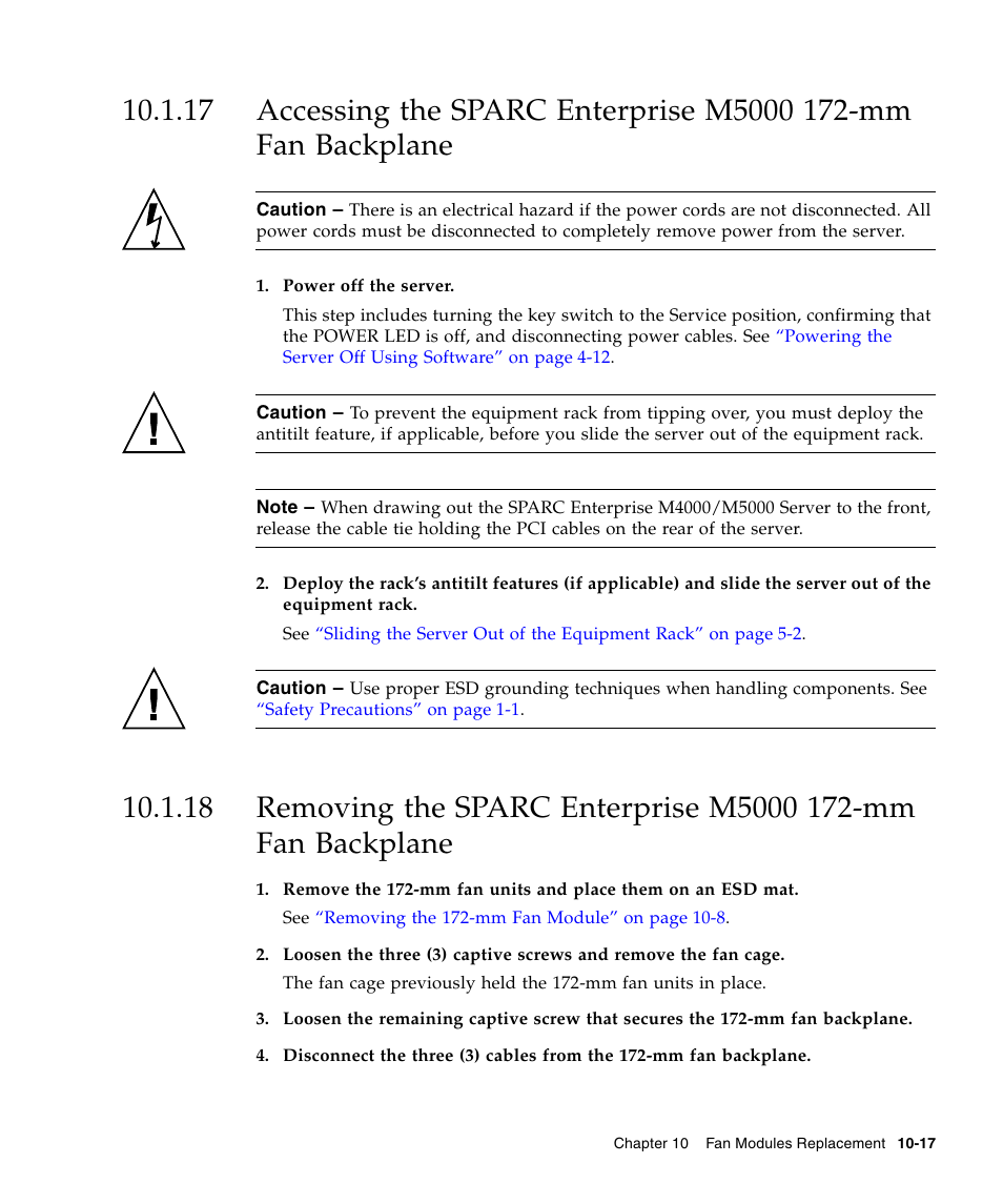 FUJITSU SPARC ENTERPRISE M5000 User Manual | Page 193 / 308