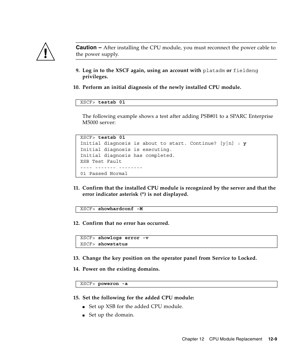 FUJITSU SPARC ENTERPRISE M5000 User Manual | Page 219 / 308