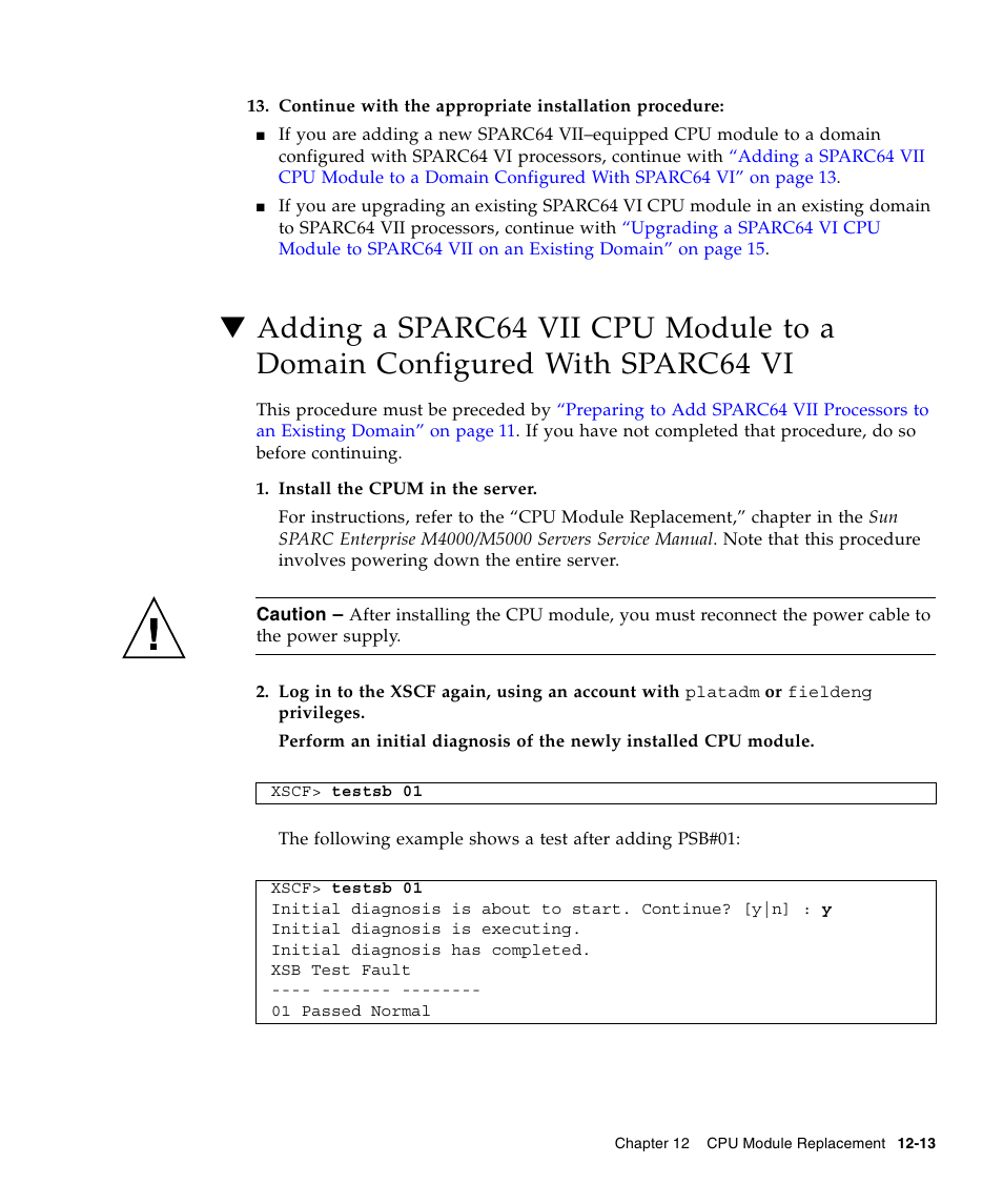 FUJITSU SPARC ENTERPRISE M5000 User Manual | Page 223 / 308