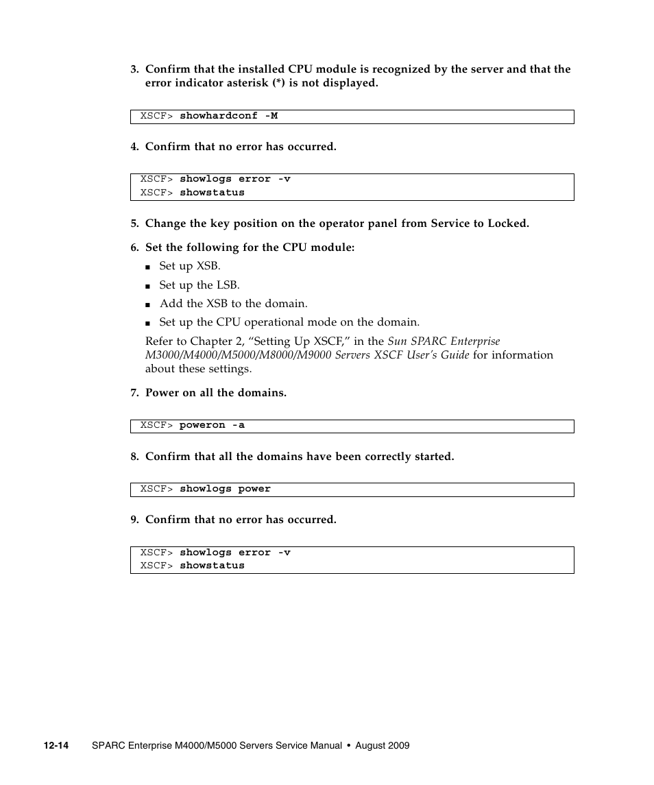 FUJITSU SPARC ENTERPRISE M5000 User Manual | Page 224 / 308