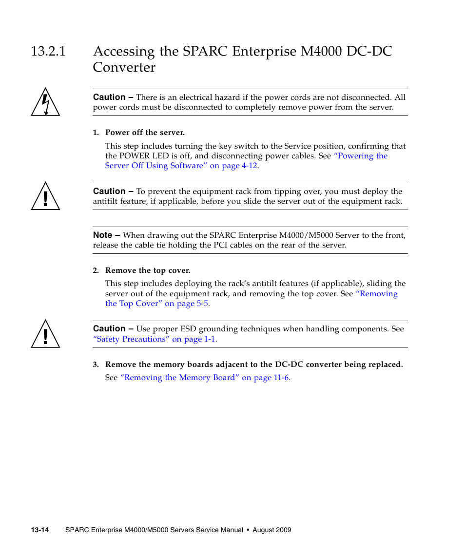 FUJITSU SPARC ENTERPRISE M5000 User Manual | Page 240 / 308