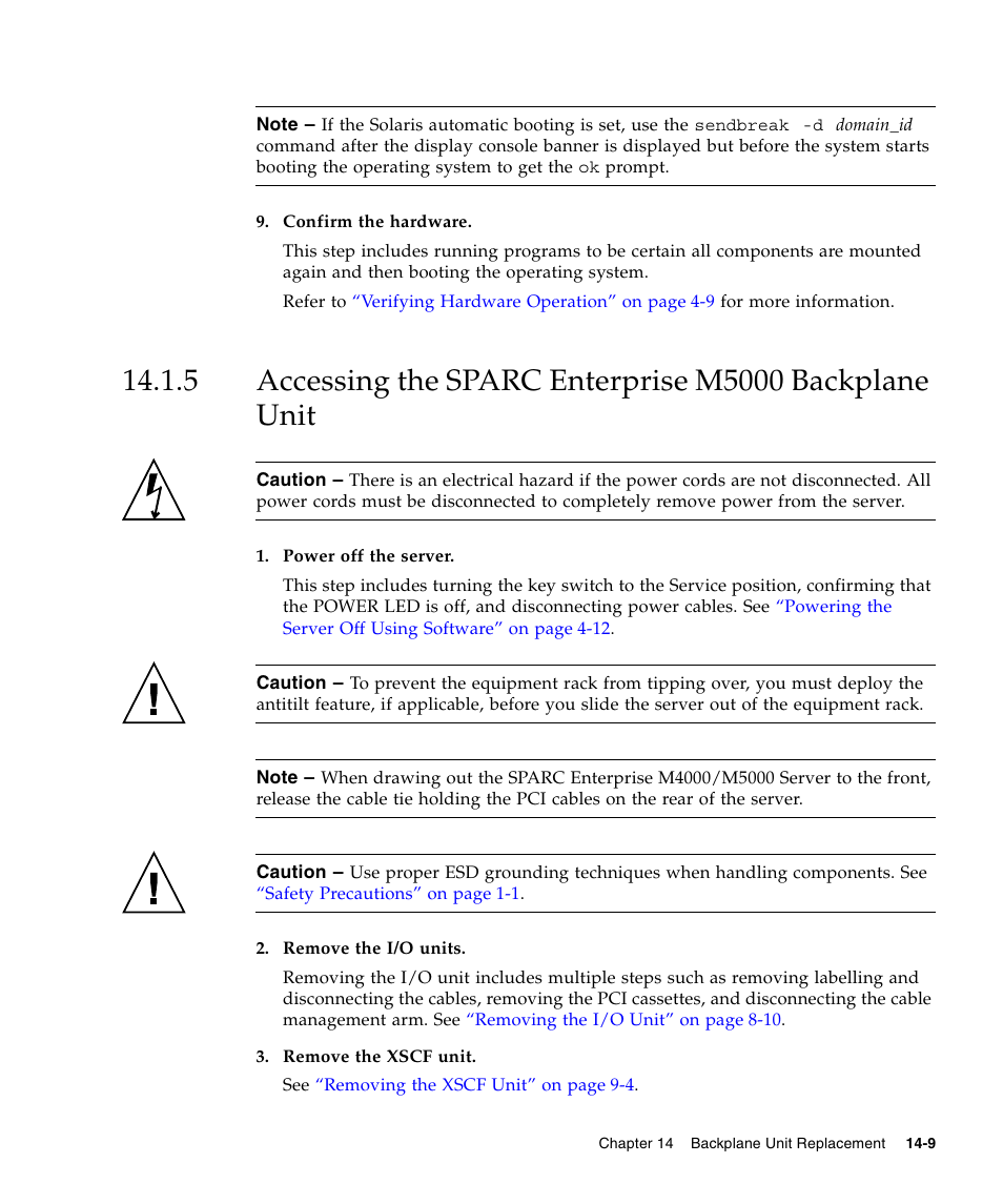 FUJITSU SPARC ENTERPRISE M5000 User Manual | Page 255 / 308
