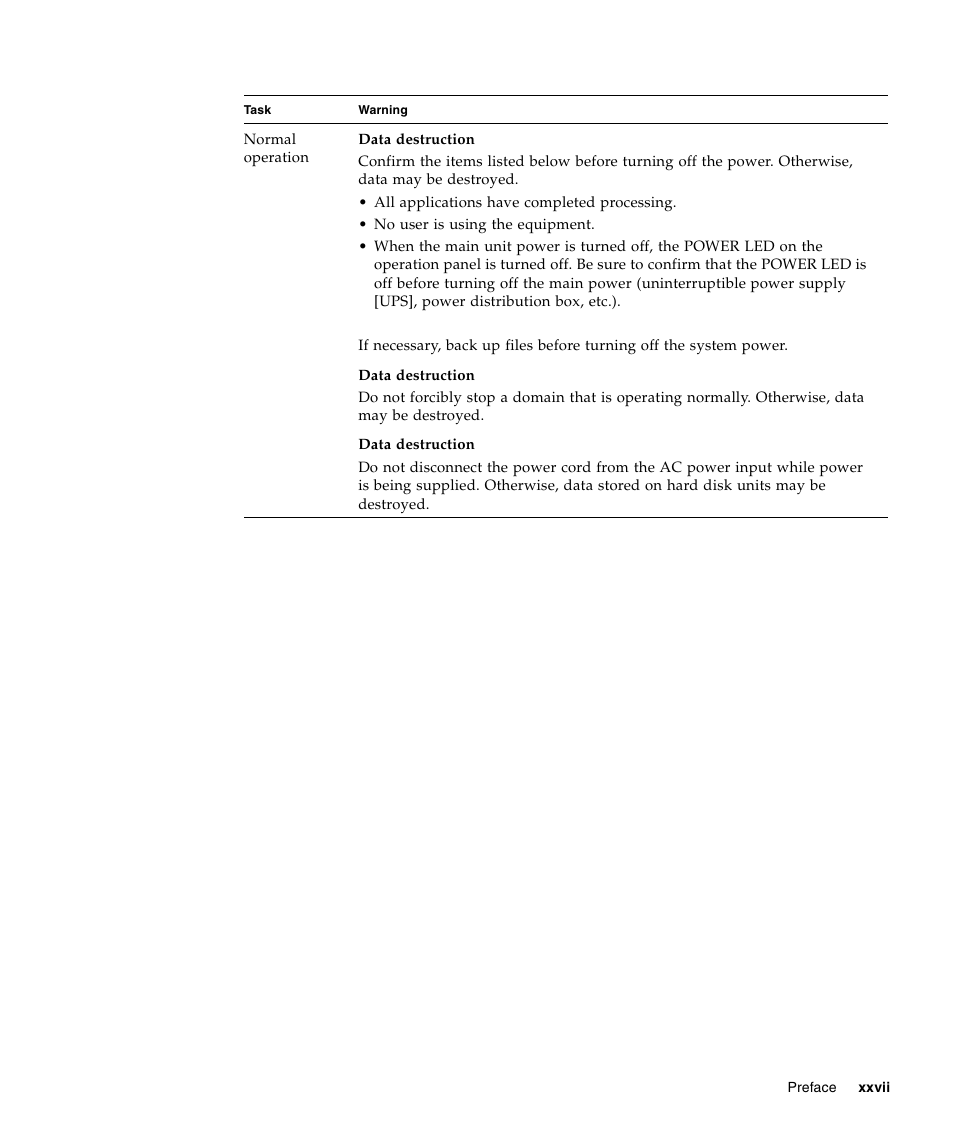 FUJITSU SPARC ENTERPRISE M5000 User Manual | Page 29 / 308