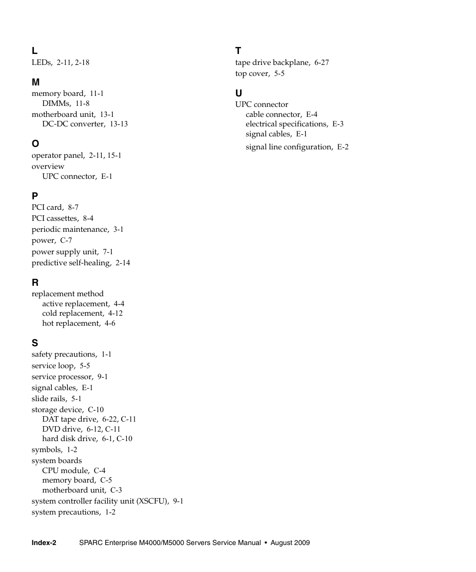 FUJITSU SPARC ENTERPRISE M5000 User Manual | Page 306 / 308