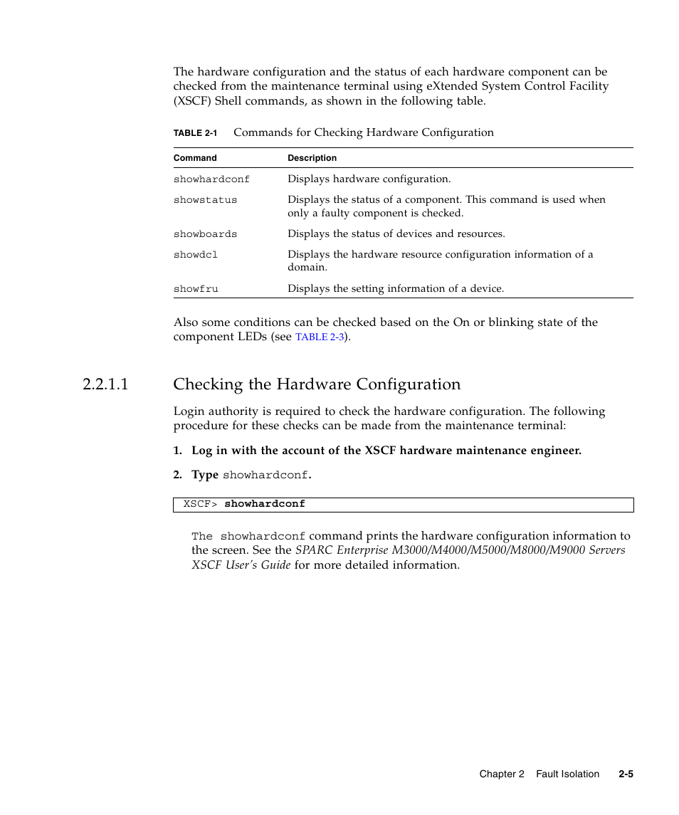 1 checking the hardware configuration, Checking the hardware configuration | FUJITSU SPARC ENTERPRISE M5000 User Manual | Page 43 / 308