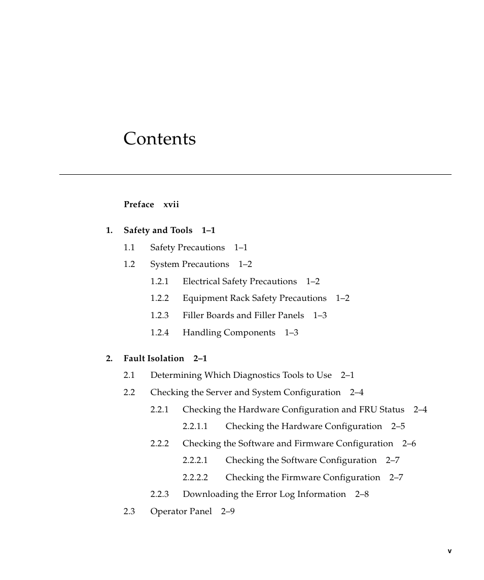 FUJITSU SPARC ENTERPRISE M5000 User Manual | Page 7 / 308