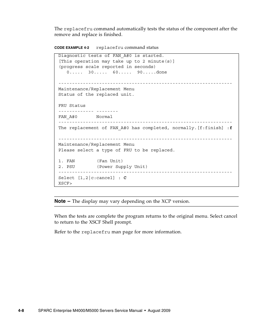 FUJITSU SPARC ENTERPRISE M5000 User Manual | Page 86 / 308