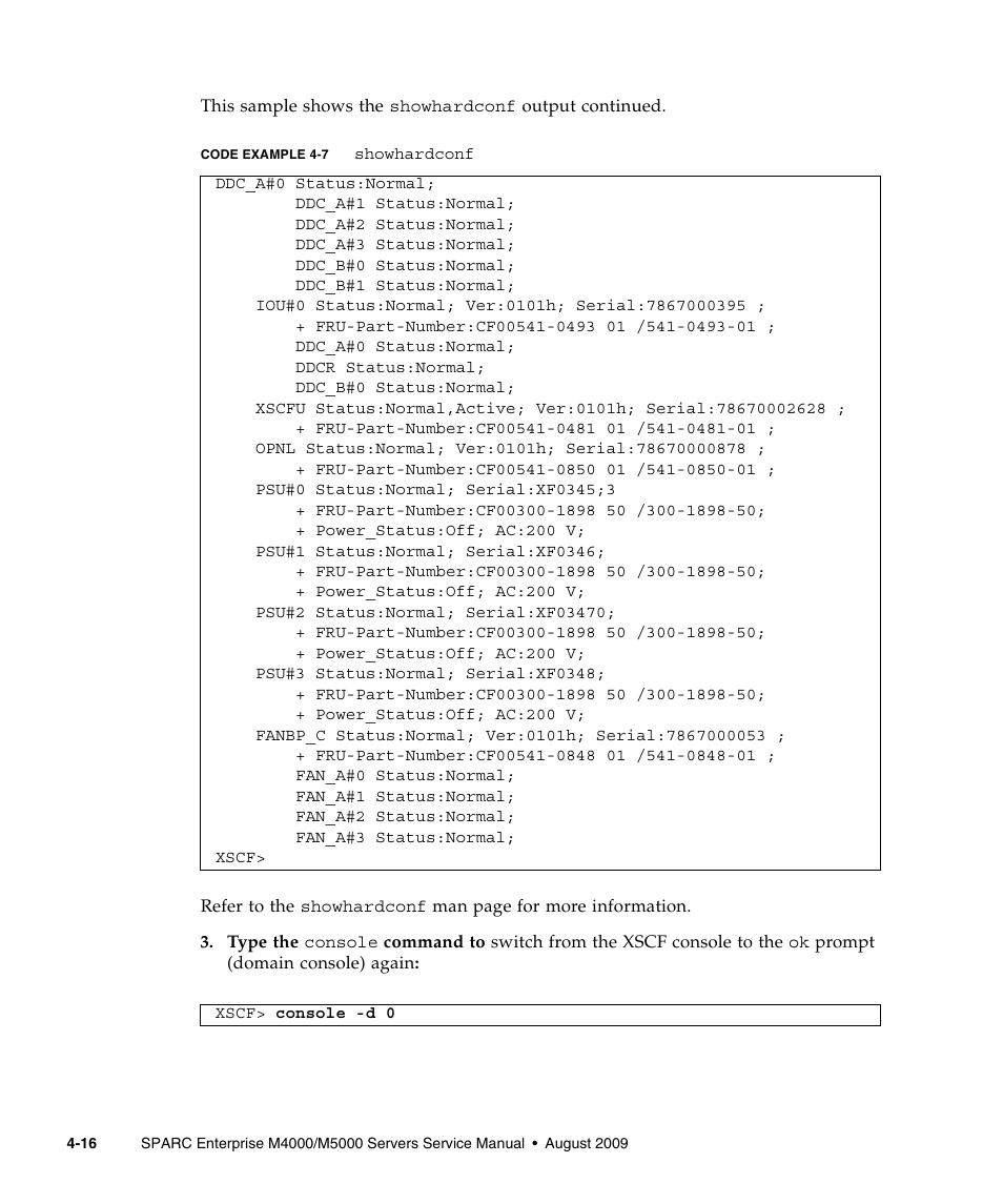 FUJITSU SPARC ENTERPRISE M5000 User Manual | Page 94 / 308