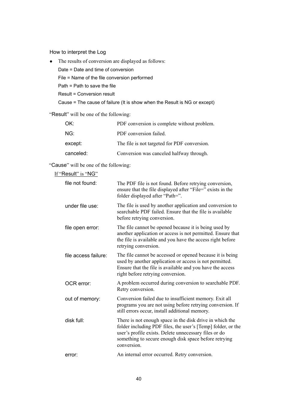 FUJITSU SCANSNAP P2WW-2300-01ENZ0 User Manual | Page 42 / 81