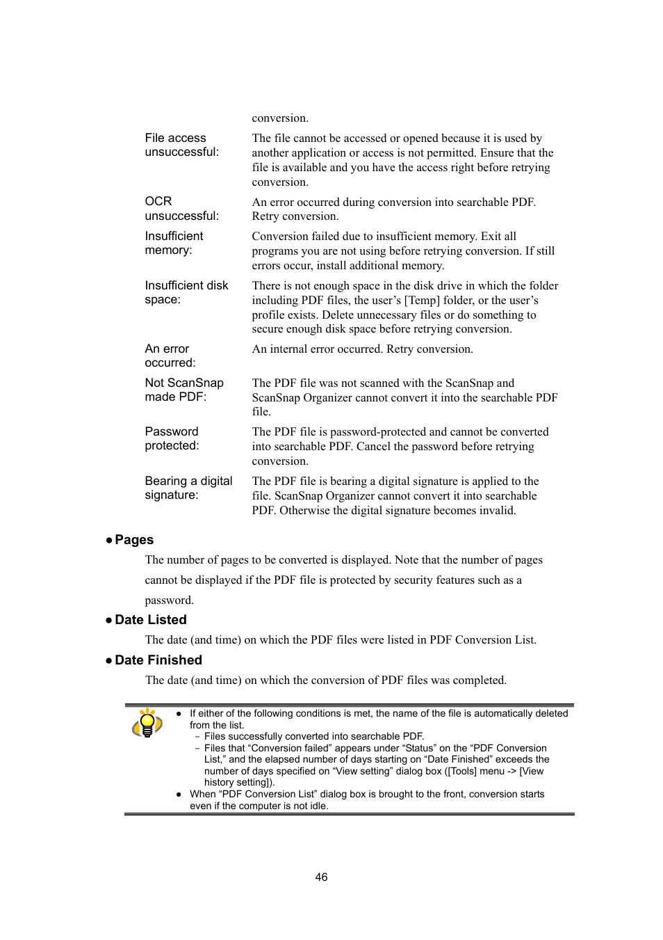 FUJITSU SCANSNAP P2WW-2300-01ENZ0 User Manual | Page 48 / 81